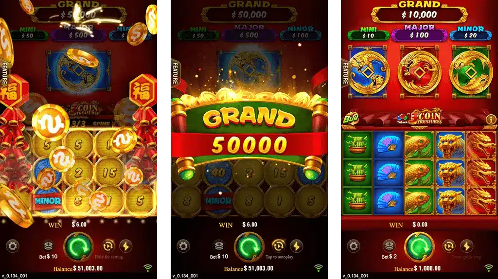 3 Coins Sattakinggali Bonus